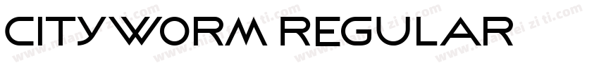 Cityworm Regular字体转换